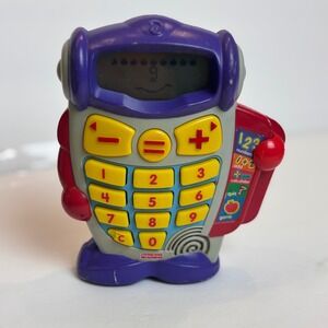 Fisher Price Calculator Robot Numbers Math Learning Fun 2006 Vintage Toy Baby‎